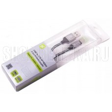 HARPER BRCH-510 SILVER USB - 8PIN 1м нейлоновая оплетка