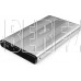 GEMBIRD (13045) EE2-U2S-5 внешний корпус 2.5, черный, USB 2.0, SATA, металл