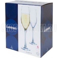 LUMINARC СЕЛЕСТ наб. фужеров для шампанского 160мл 6шт L5829 (2)
