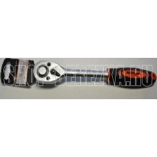 AUTOVIRAZH (AV-528611) Трещотка 1/2 45 зуба 255мм с резиновой прямой ручкой AV Steel