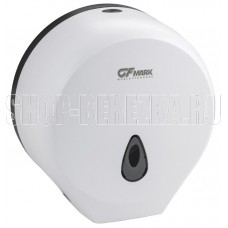GFMARK 915 Контейнер для туалетной бумаги-барабан ПРЕМИУМ пластиковый БЕЛЫЙ с глазком с ключем (Д271