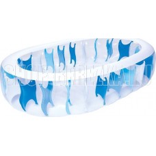 BESTWAY 54066 Бассейн надувной Bestway 229*152*51см, 542л, семейный овальный
