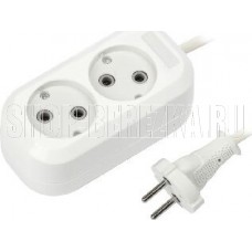 SMARTBUY (SBE-10-2-02-N) 2 гнз х 2,0 м (10А/2.2кВт, ПВС 2х1.0)