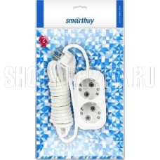 SMARTBUY (SBE-16-2-05-Z) 2 гнз х 5,0 м (16А/3.5кВт, ПВС 3х1.0)