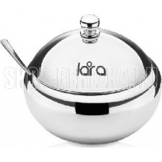 LARA LR08-35 SS сахарница с ложкой стекло LARA LR08-35 SS сахарница с ложкой стекло