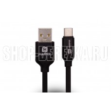HARPER SCH-730 BLACK (USB TYPE C, 1м, оплетка силикон)
