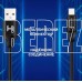 HARPER SCH-730 (USB TYPE C, 1м, оплетка силикон) черный