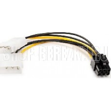 ATCOM (АТ6185) 6 PIN - to 2 molex (video power)