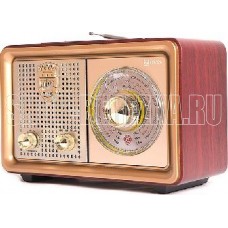 БЗРП РП-324BT УКВ 64-108МГц, бат. 2*R20, 220V, USB/microSD/AUX, лупа