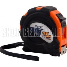 PARK TM29-7525 рулетка с фиксатором, прорезиненный корпус, 7,5x25мм (353029)