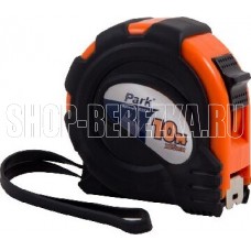 PARK TM30-10025 рулетка с фиксатором, прорезиненный корпус, 10x25мм (353030)