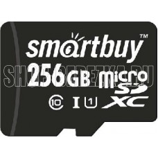 SMARTBUY (SB256GBSDCL10-01) MicroSDXC 256GB Class10 UHS-1 + адаптером