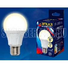 UNIEL (UL-00001522) LED-A60 8W/WW/E27 Теплый белый свет (3000K)