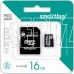 SMARTBUY (SB16GBSDCL10-01LE) MicroSDHC 16GB Class10 LE + адаптер
