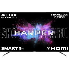 HARPER 65U750TS-T2 UHD 4K SMART TV безрамочный