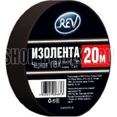 REV 28681 3 ПВХ 0,13*15мм Черная 20м