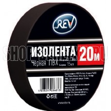 REV 28681 3 ПВХ 0,13*15мм Черная 20м