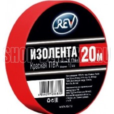 REV 28682 0 ПВХ 0,13*15мм Красная 20м
