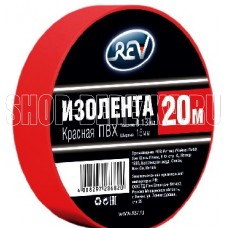 REV 28682 0 ПВХ 0,13*15мм Красная 20м