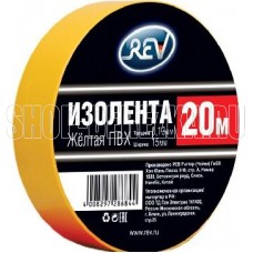 REV 28684 4 ПВХ 0,13*15мм Желтая 20м