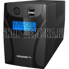 IPPON BACK POWER PRO II 500 LCD+USB (300Вт/500ВА)