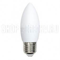 VOLPE (UL-00003806) LED-C37-9W/NW/E27/FR/NR Белый свет 4000K