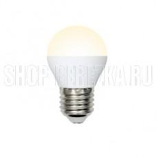 VOLPE (UL-00003823) LED-G45-7W/WW/E27/FR/NR Теплый белый свет 3000K