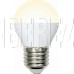 VOLPE (UL-00003823) LED-G45-7W/WW/E27/FR/NR Теплый белый свет 3000K