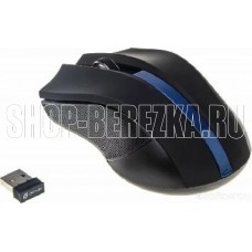 ОКЛИК 615MW черный/синий оптическая (1000dpi) беспроводная USB (2but)