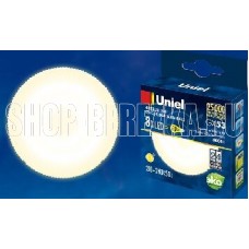 UNIEL (UL-00001672) LED-GX53-8W/WW/GX53/FR PLZ01WH матовая Теплый белый свет