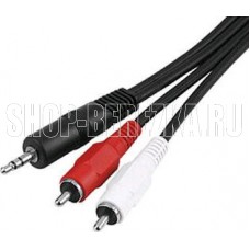 5BITES AC35J2R-020M AUDIO / 3.5 JACK M / 2*RCA M / STEREO / 2M
