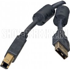 5BITES UC5010-018A EXPRESS USB2.0 / AM-BM / FERRITES / 1.8M / BLACK