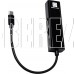 5BITES UA3C-45-09BK USB3.1 / 3*USB2.0 / RJ45 100MB / BLACK