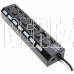 5BITES HB27-203PBK 7*USB2.0 / БП 5В-2А / 1M / BLACK