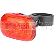 STELS Фонарь задний JY-289Т(124T) 3 светодиода 3 режима красно-чёрный 560040*LU033088