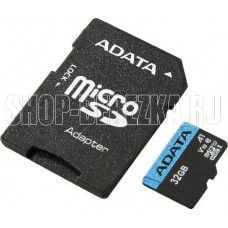A-DATA 128GB MicroSDHC Class10 UHS-I A1 + адаптер (AUSDX128GUICL10A1-RA1)