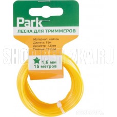 PARK Леска для триммеров Park 1,6мм, 15м, звезда (990589)