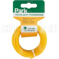 PARK Леска для триммеров Park 2,4мм, 15м, звезда (990591)