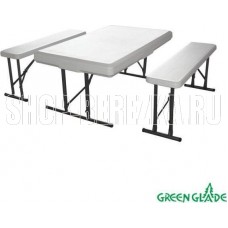 GREEN GLADE 113 стол, 2 скамьи
