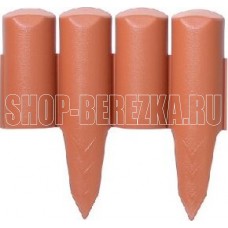 PROSPERPLAST Бордюр для сада Palisada border терракот IPBO-R624