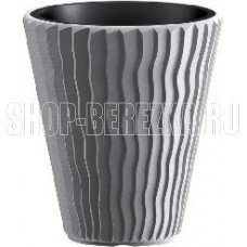 PROSPERPLAST Кашпо SANDY DBSP400-405U серый 2пр 18 и 37л