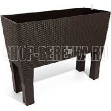 PROSPERPLAST Кашпо RATO CASE HIGH DRTC600H-440U венге 2пр 30л