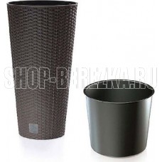 PROSPERPLAST Кашпо RATO SQUARE DRTS300-440U венге 2пр 14 и 35л