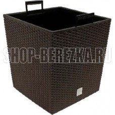 PROSPERPLAST Кашпо RATO LOW DRTS400L-440U венге 2пр 37 и 64л