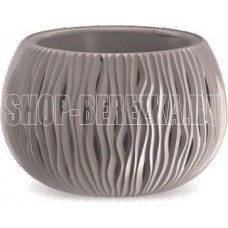 PROSPERPLAST Кашпо SANDY BOWL DSK370-7529U мокко 2пр 9л