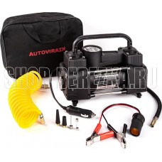 AUTOVIRAZH (AV-010999) двухцилиндровый 95 л/мин с цифровым манометром