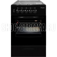 ЛЫСЬВА ГП 400 М2С-2у черная, со стеклянной крышкой