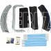 GREEN GLADE Батут 8-футовый 3 ножки 6 стоек без верхнего кольца (fiber rod) B7081