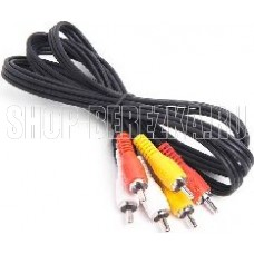 СИГНАЛ (33150) шнур 3RCA-3RCA, 1,5 м