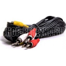 СИГНАЛ (18645) шнур 3RCA-3RCA 3,0 м